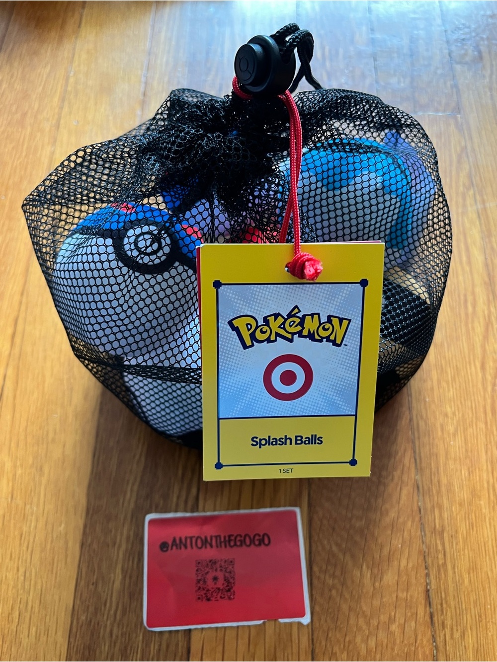 Pokemon x Target Splash Balls With Mesh Bag - Limited Edition - New With Tags